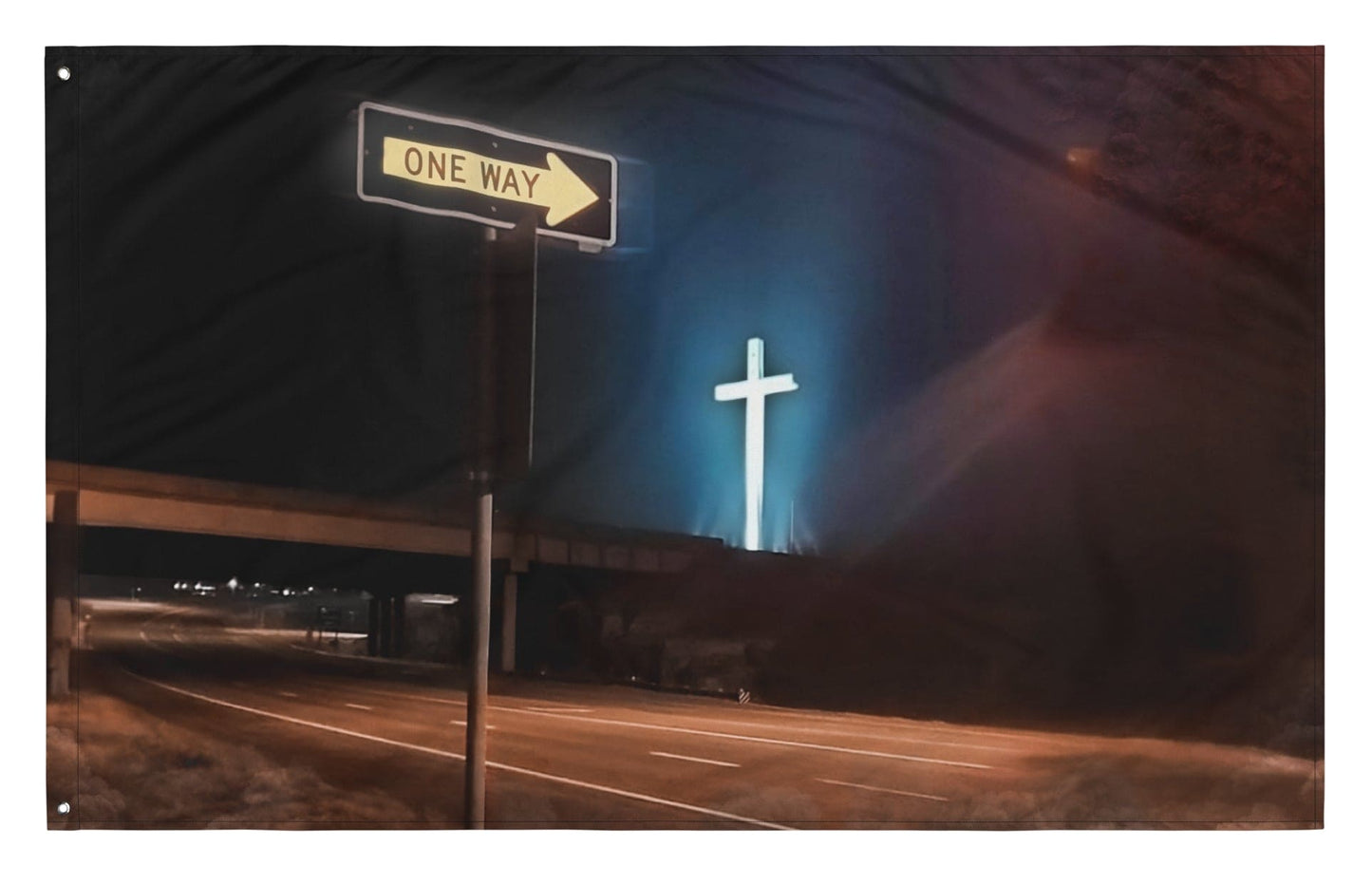ONE WAY - JESUS CHRIST FLAG
