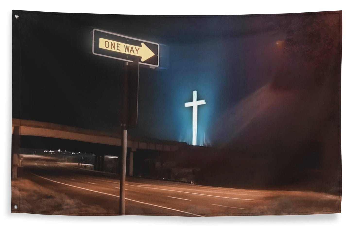ONE WAY - JESUS CHRIST FLAG