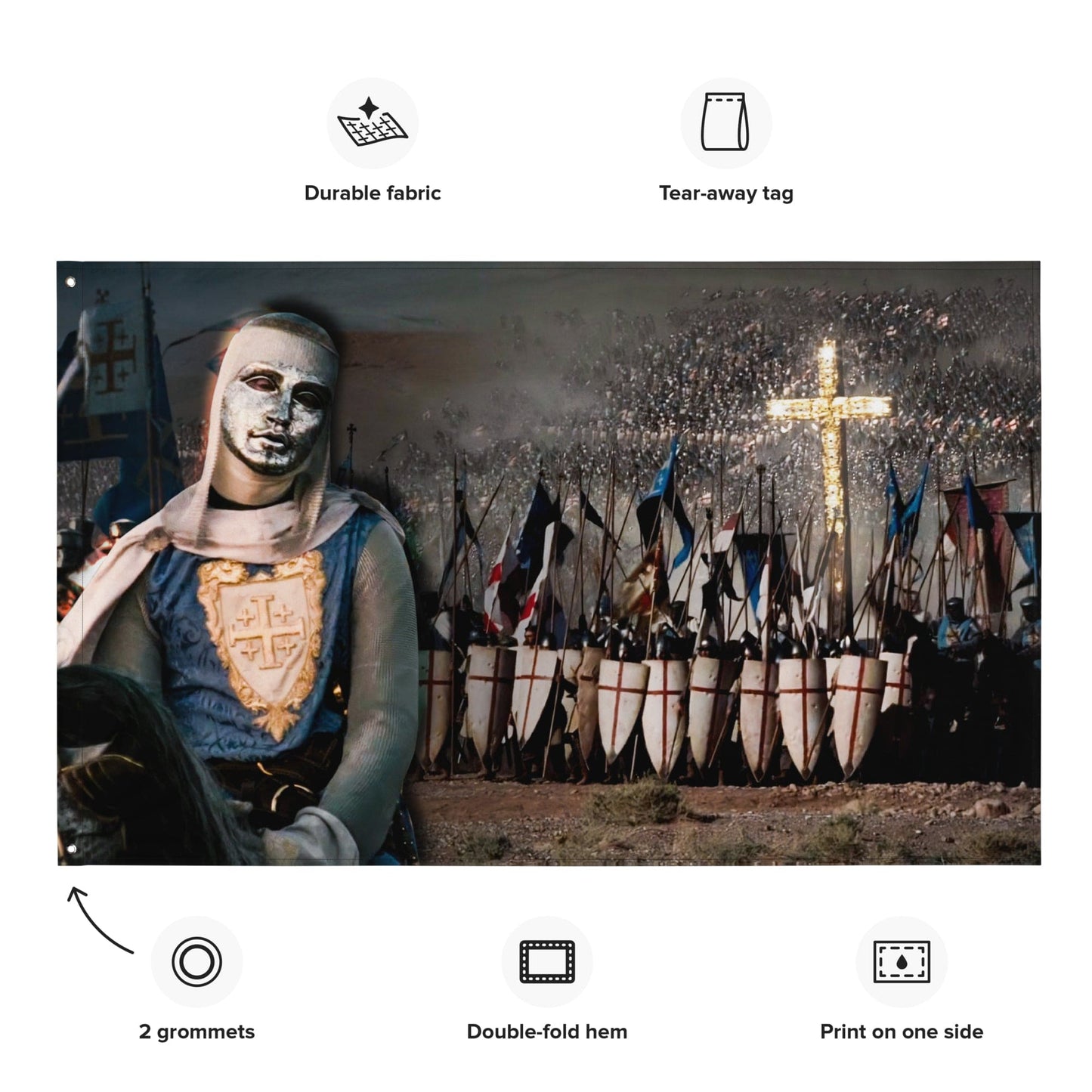 King Baldwin IV - Kingdom of Heaven - Christian Flag