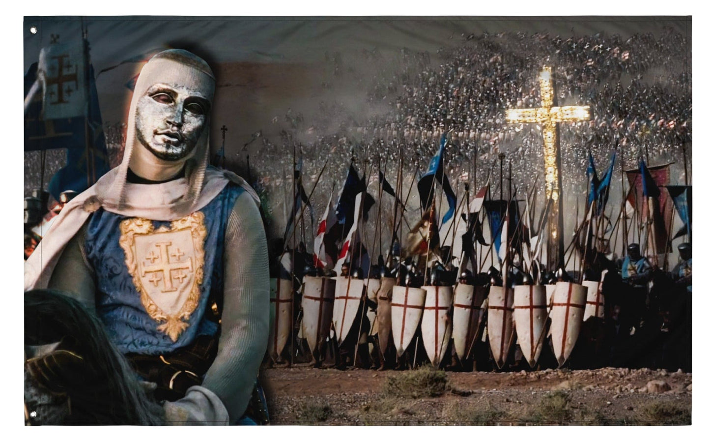King Baldwin IV - Kingdom of Heaven - Christian Flag