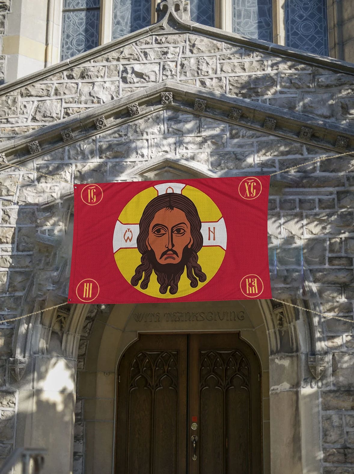 Holy Face of Jesus: Mandylion Flag of Edessa in Eastern Christianity