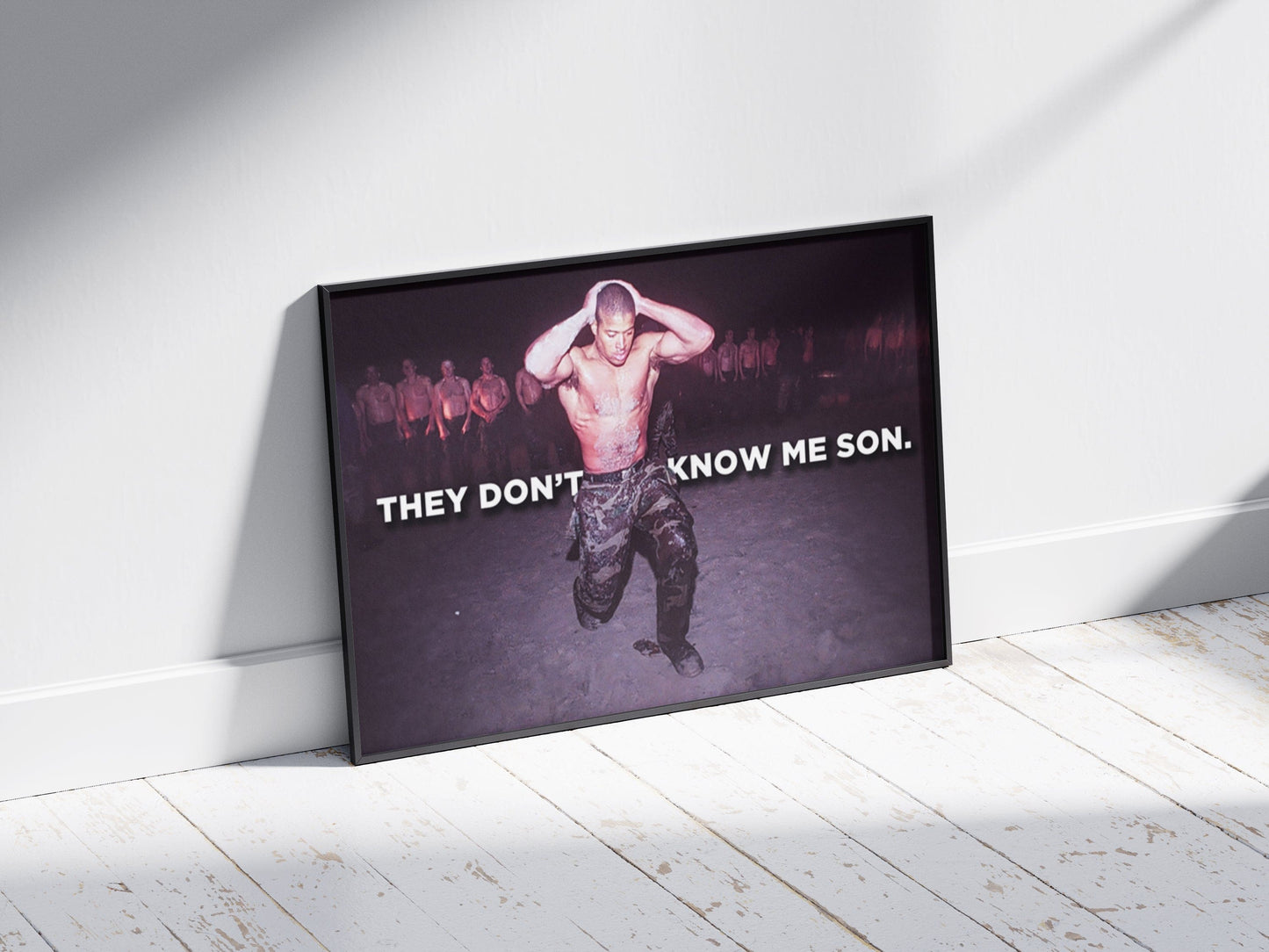 (POSTER) THEY DON'T KNOW ME SON.2 - DAVID GOGGINS