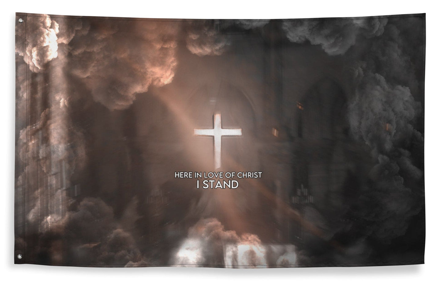 The Cross Remains (Notre-Dame) - Christ Flag