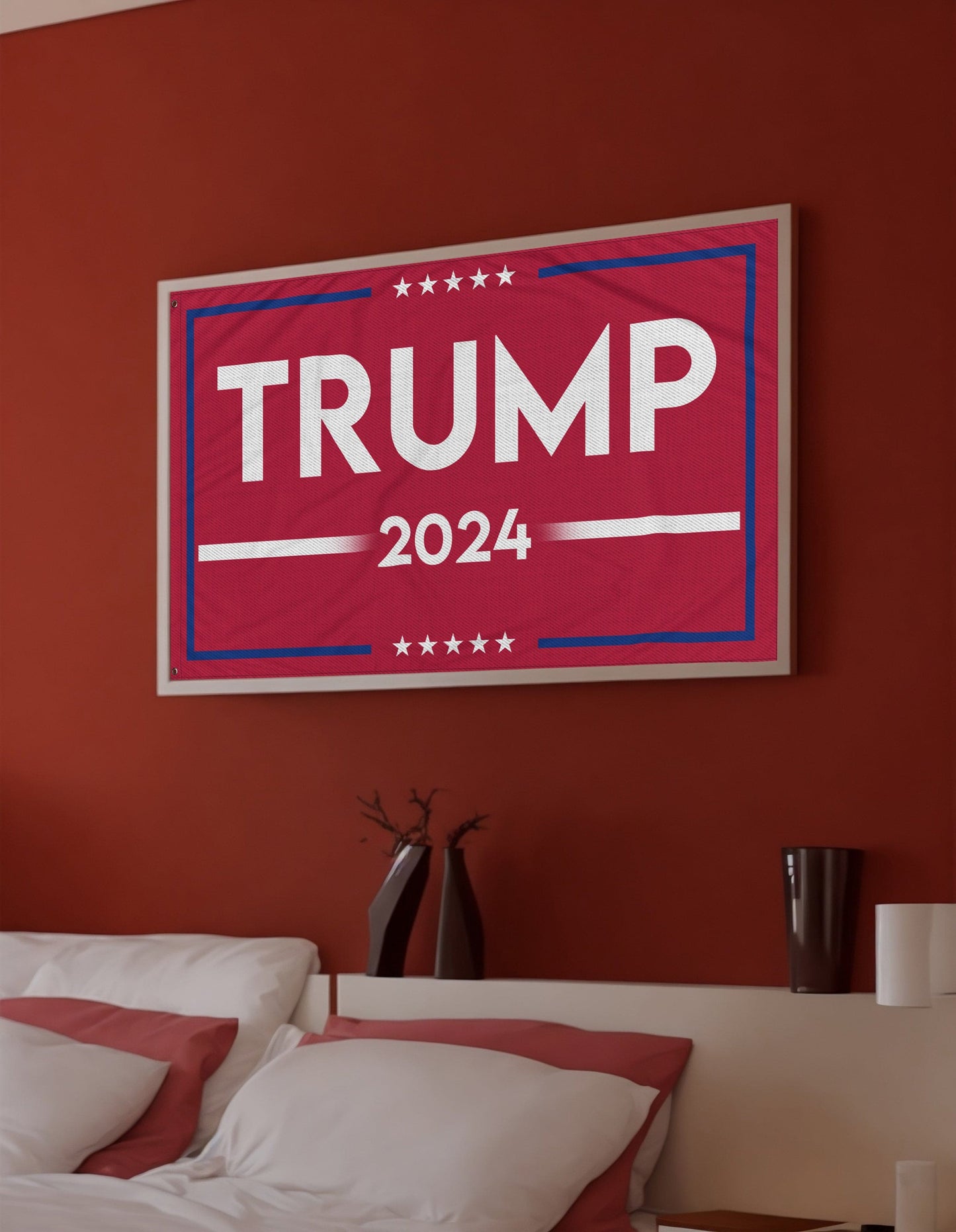 TRUMP 2024 Presidential Flag (RED)