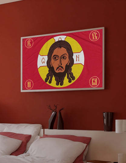 Holy Face of Jesus: Mandylion Flag of Edessa in Eastern Christianity