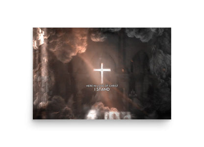 (POSTER) The Cross Remains (Notre-Dame) - Christianity