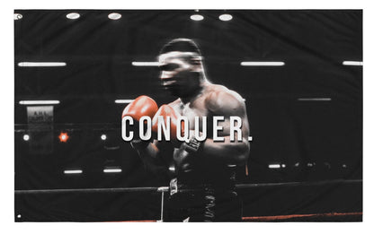 Conquer - Mike Tyson Gym Flag