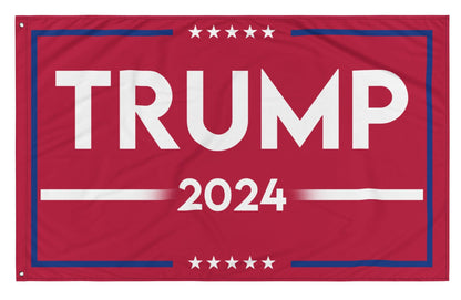 TRUMP 2024 Presidential Flag (RED)