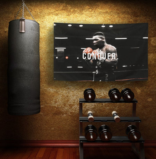 Conquer - Mike Tyson Gym Flag